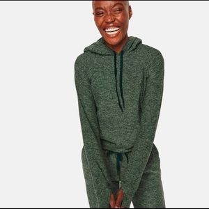 Outdoor Voices CloudKnit Hoodie Hunter Green Size XS